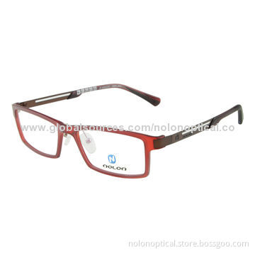 Ultem Optical Eyeglasses Full Rim Metal Temple